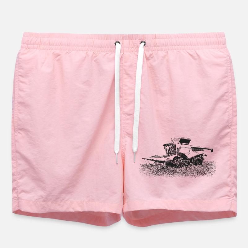 LEXION 8700 TERRA TRAC mit Maispflücker - Badeshorts - Pink