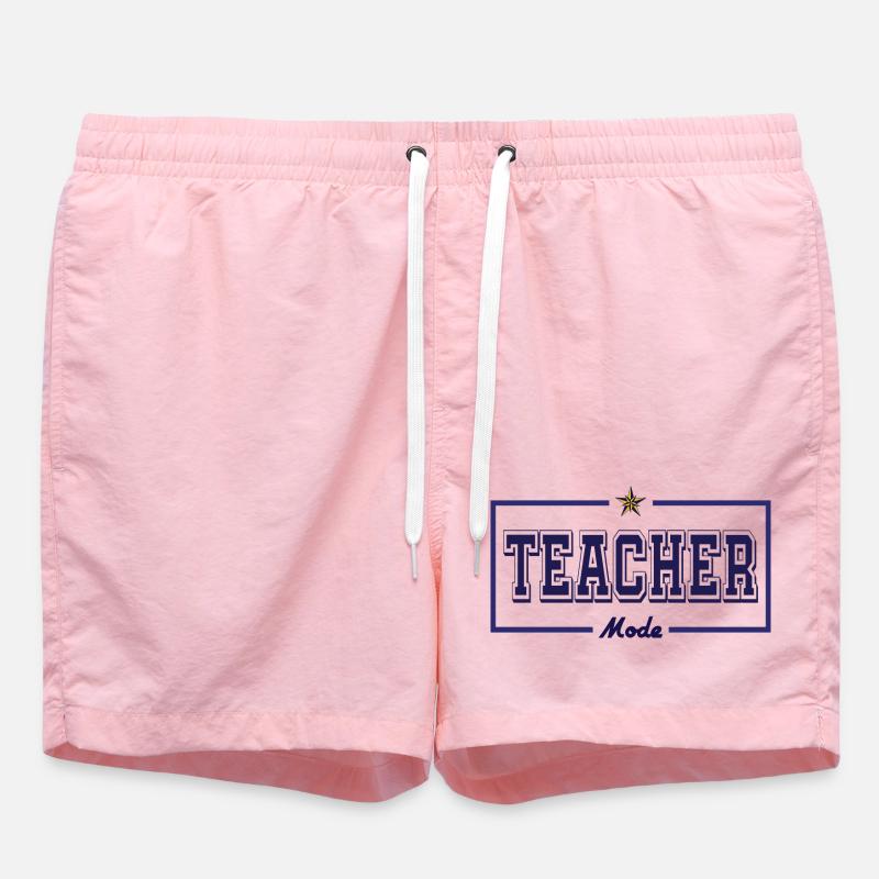 Mode enseignant(e) ( Anglais ) - Short de bain - rose
