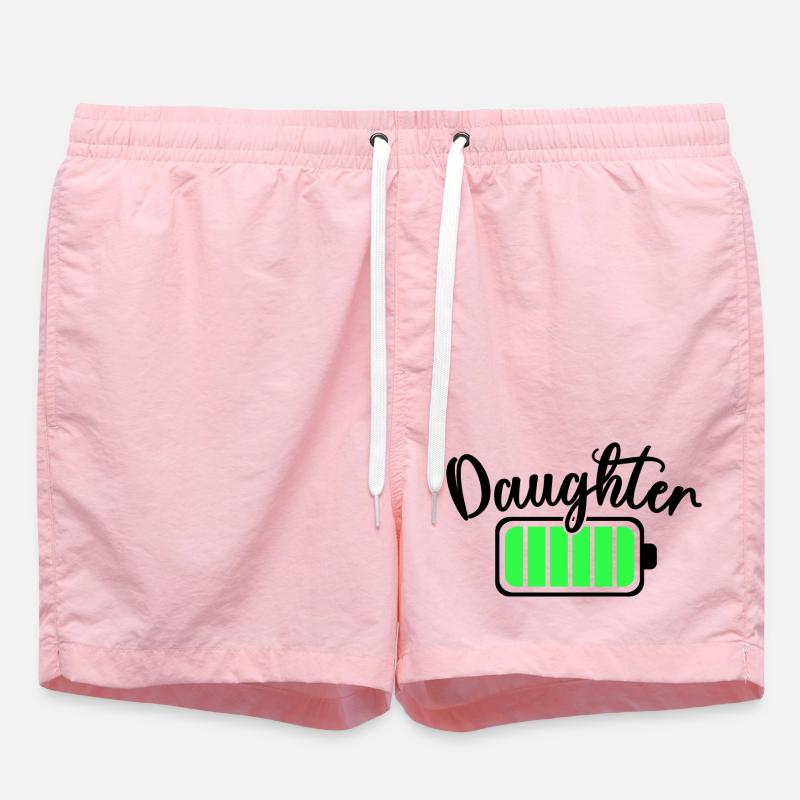 Neon-Balken-Equalizer-Muster - Badeshorts - Pink