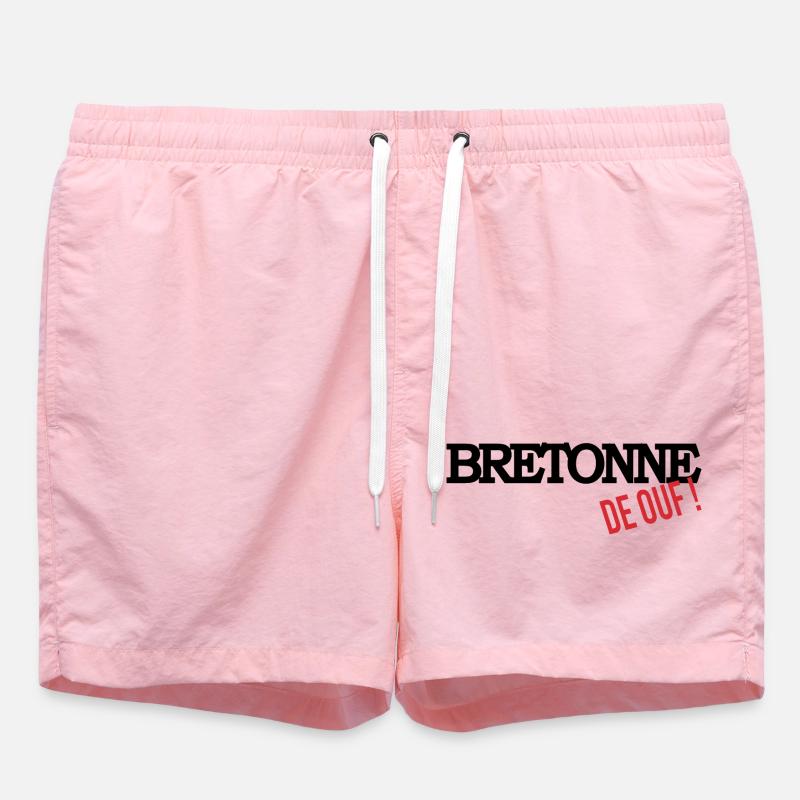 Bretonne de ouf - Short de bain - rose