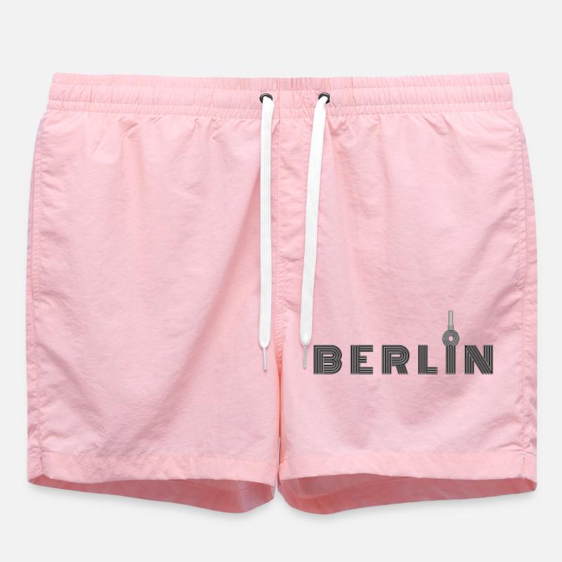 Berlin Berlin - Capitale de l’Allemagne - Short de bain - rose