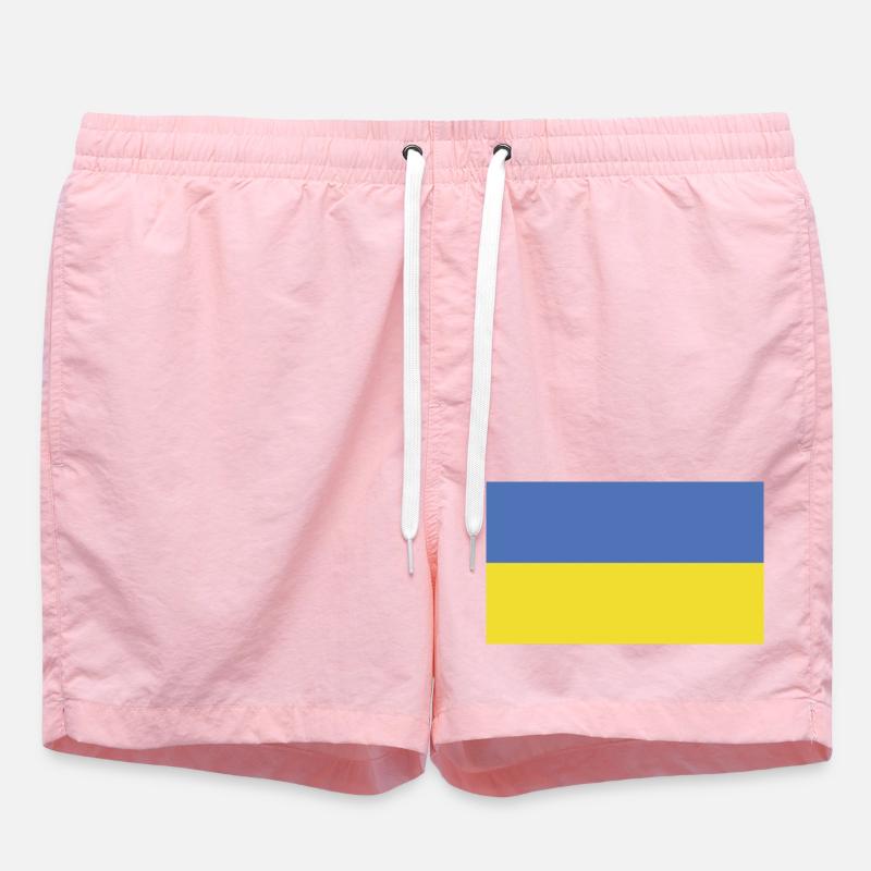 Drapeau de l’Ukraine - Short de bain - rose