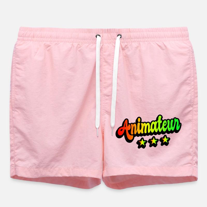 Animateur Rainbow Design - Short de bain - rose