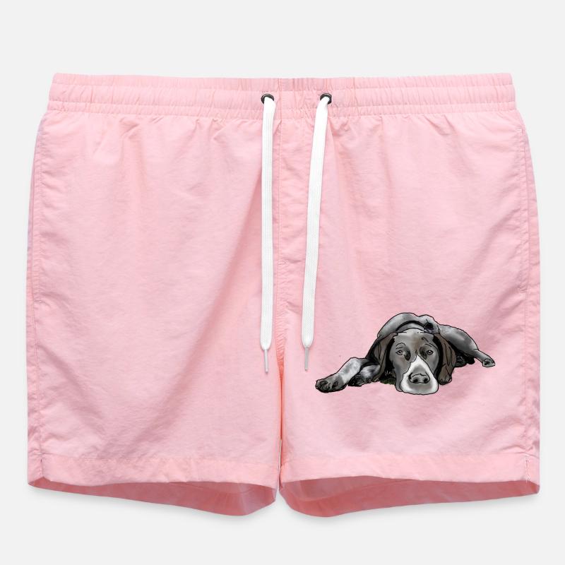 Pointer Deutsch Kurzhaar - Badeshorts - Pink