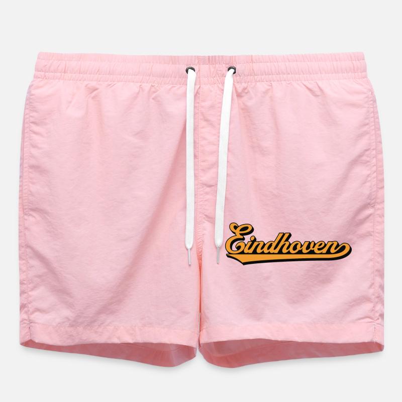 Eindhoven Retro Script - Swim Trunks - pink