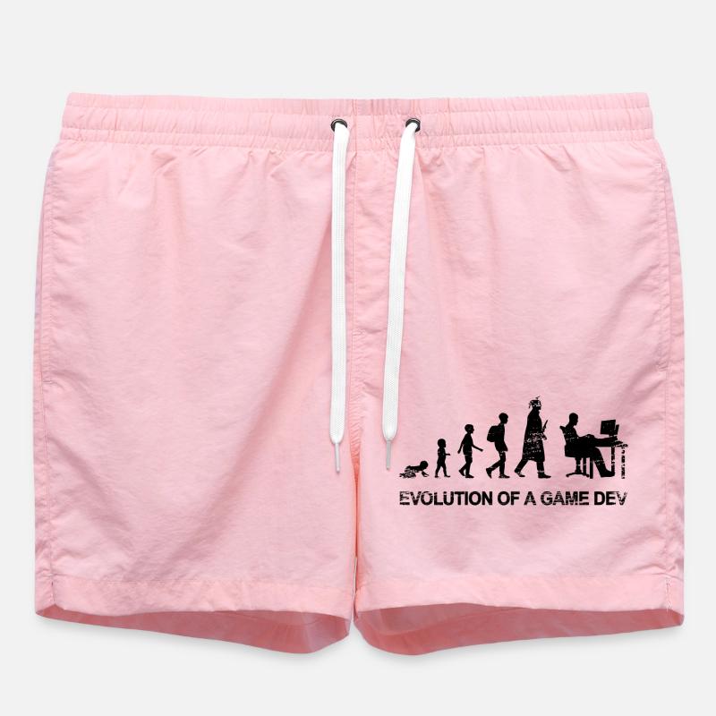 Development of a game developer - Swim Trunks - pink