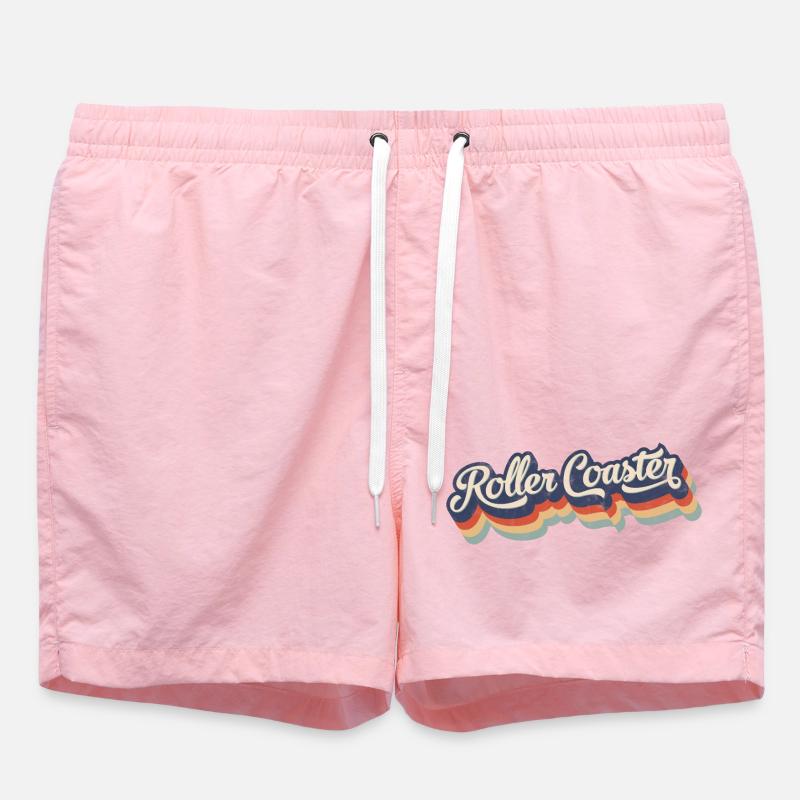 Roller Coaster - Swim Trunks - pink