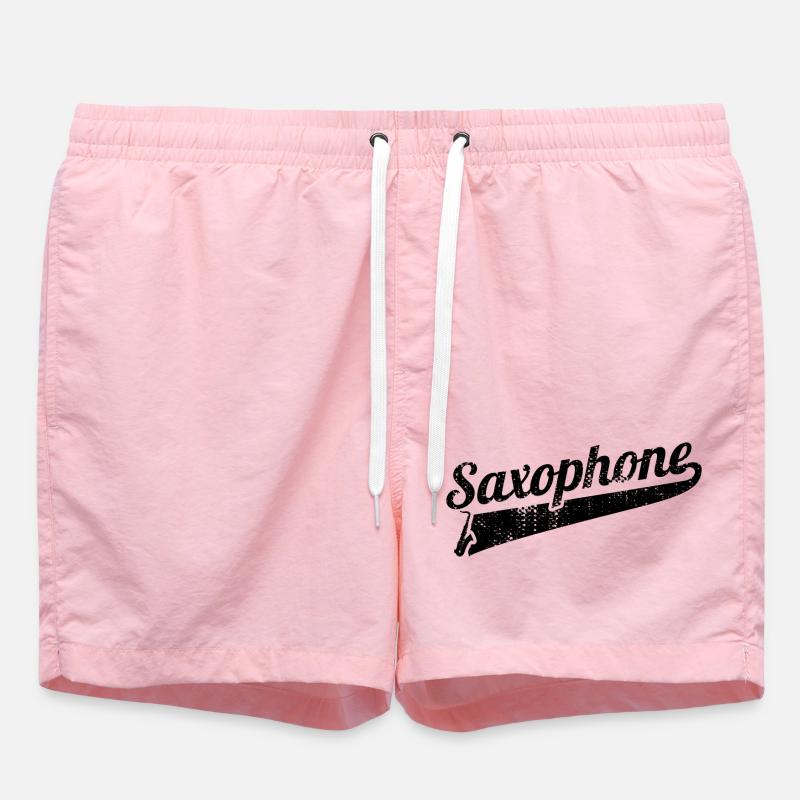 Saxophone - Short de bain - rose