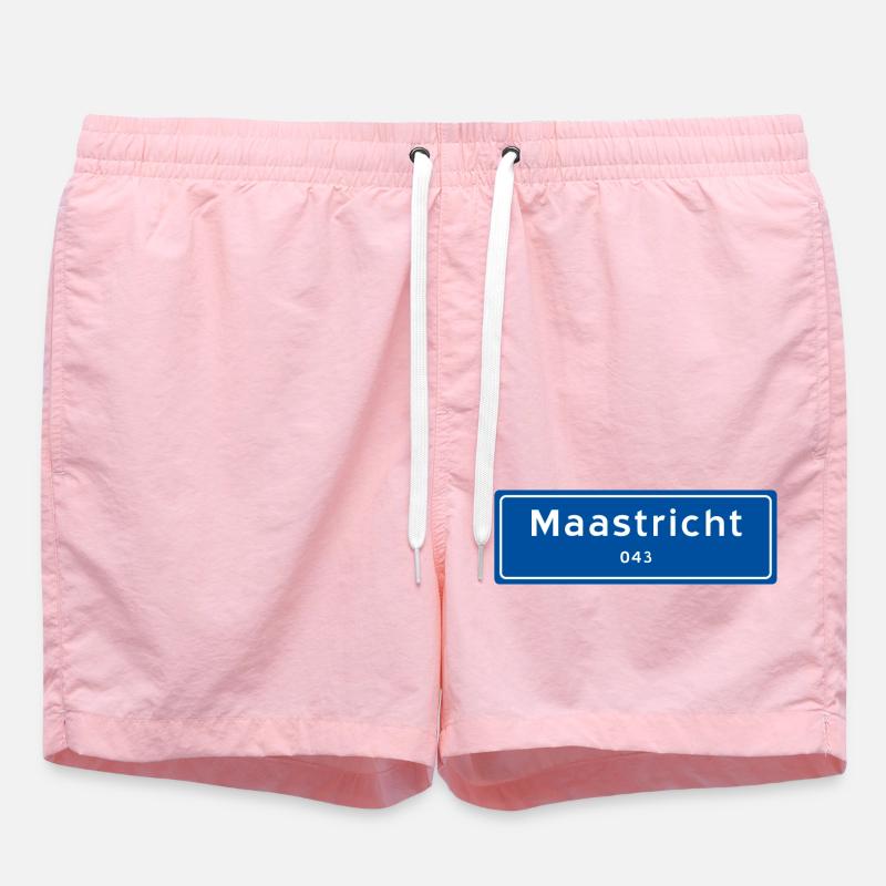 Maastricht 043 panneau toponymique - Short de bain - rose