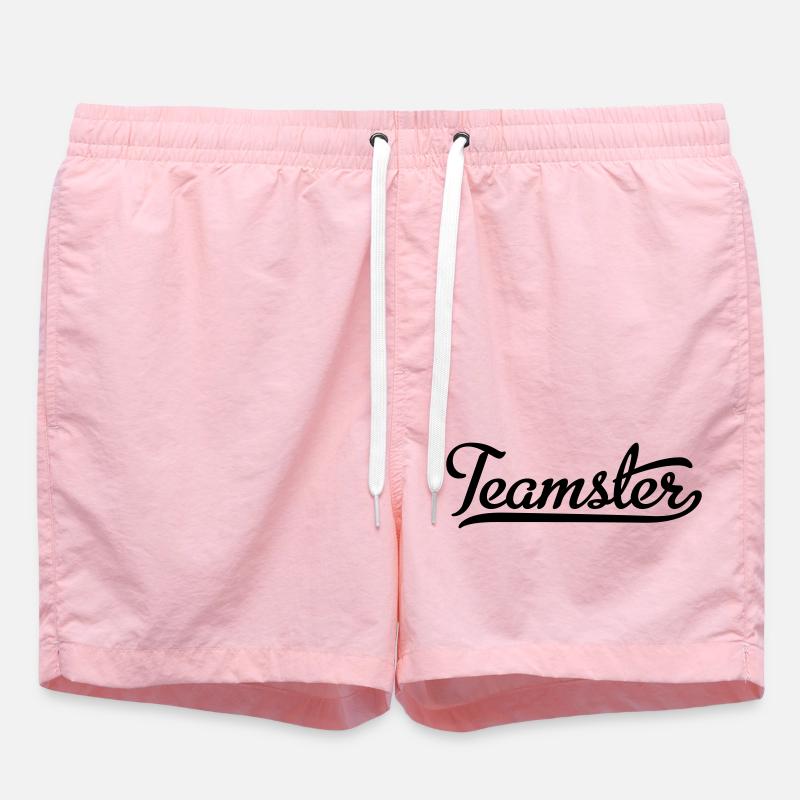 Routier - Short de bain - rose