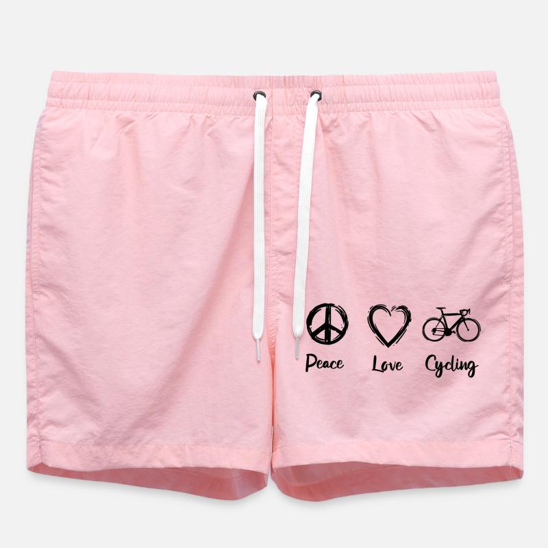 Cyclist routine - Swim Trunks - pink