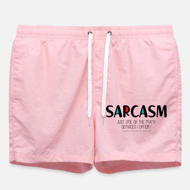Sarcasme - Short de bain - rose