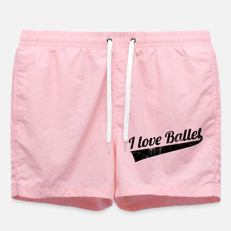 J’aime le ballet - Short de bain - rose