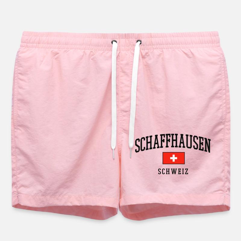 Drapeau suisse de Schaffhouse - Short de bain - rose