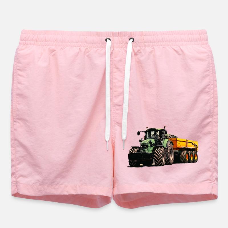Deutz avec remorque benne - Short de bain - rose