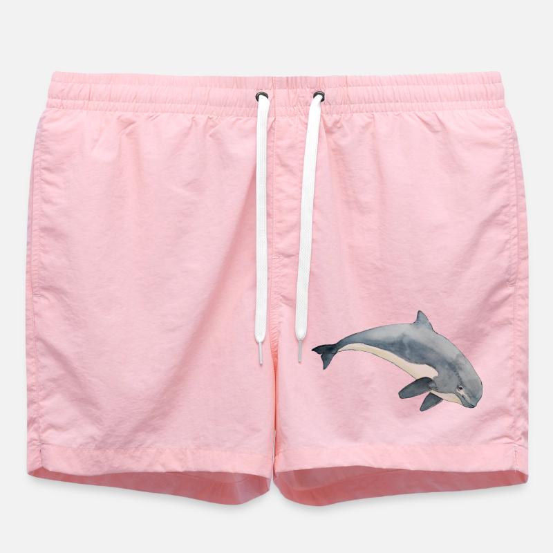 Marsouins, cochons d’Inde - Short de bain - rose