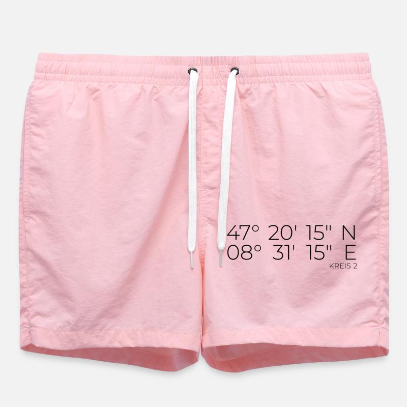 Coordonnées District 2 Zurich - Short de bain - rose