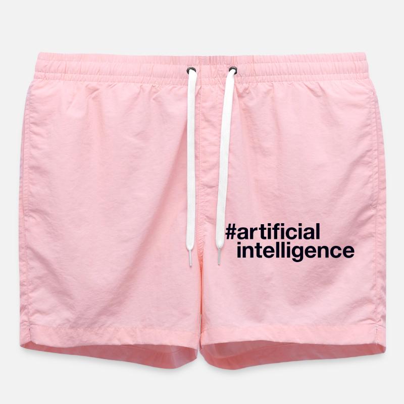 Artificial Intelligence Ki - Badeshorts - Pink