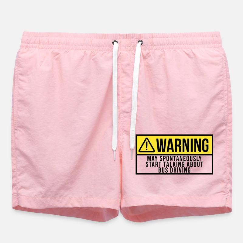 chauffeur de bus - Short de bain - rose