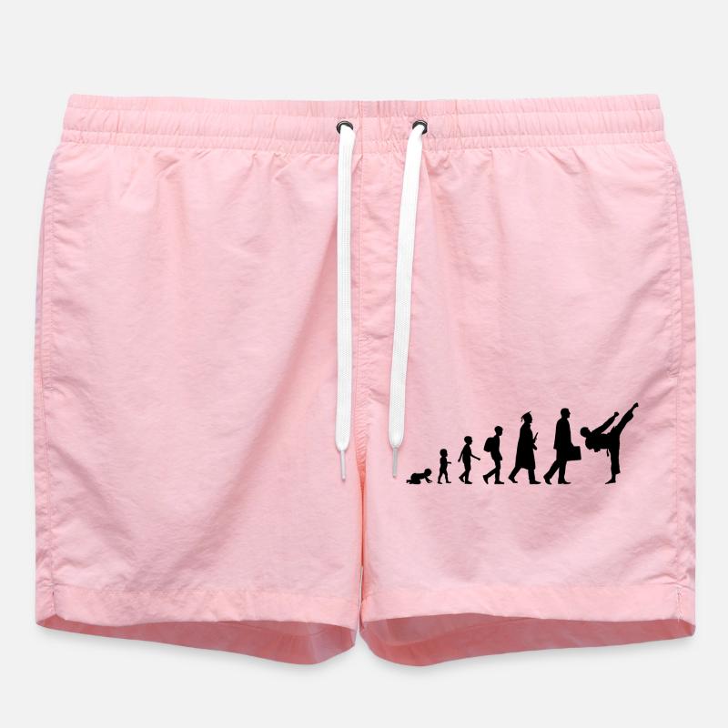 Entwicklung eines Karateka - Badeshorts - Pink