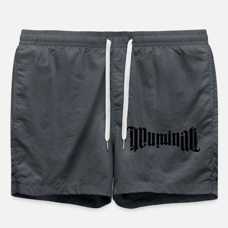 Ambigram Illuminati - Swim Trunks - undefined