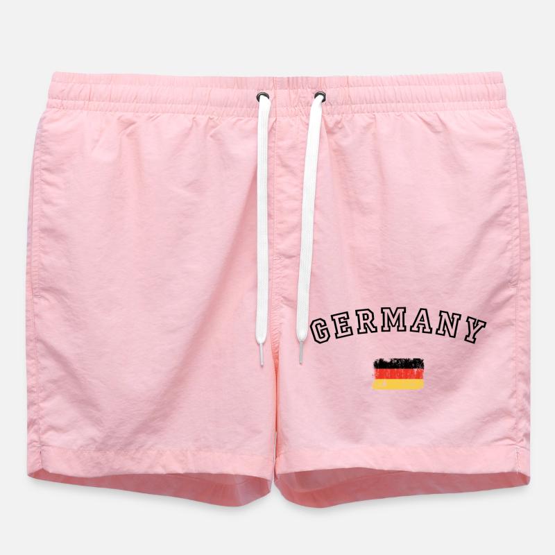 Drapeau allemand à rayures Pop Art - Short de bain - rose