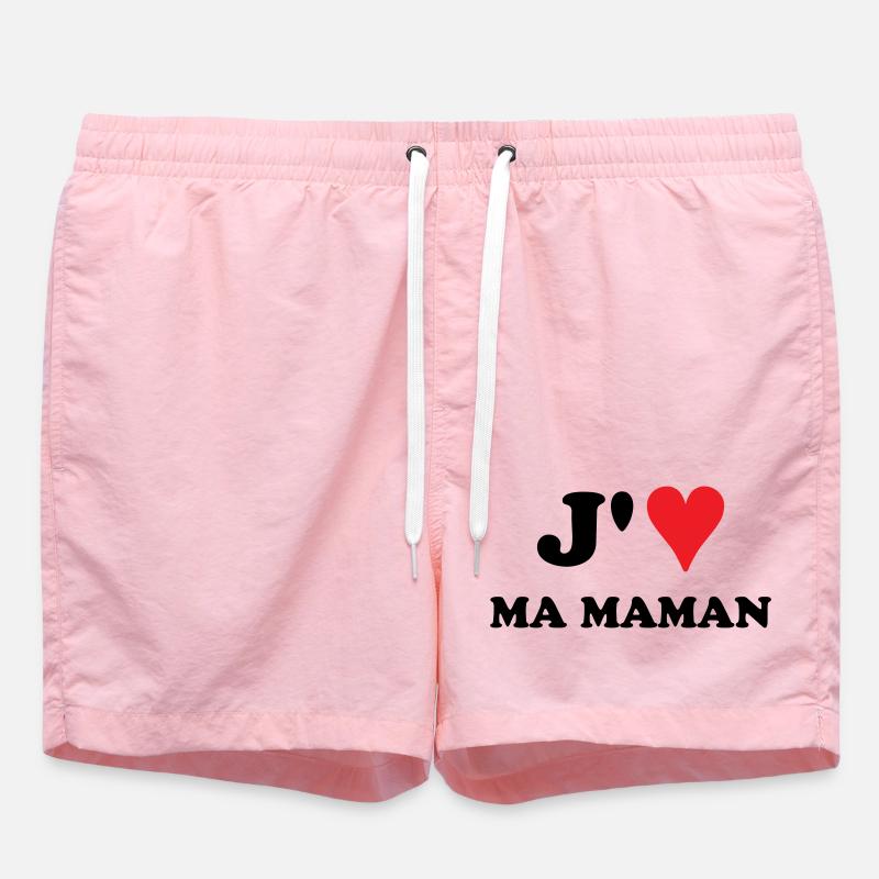 J'aime ma maman - Short de bain - rose