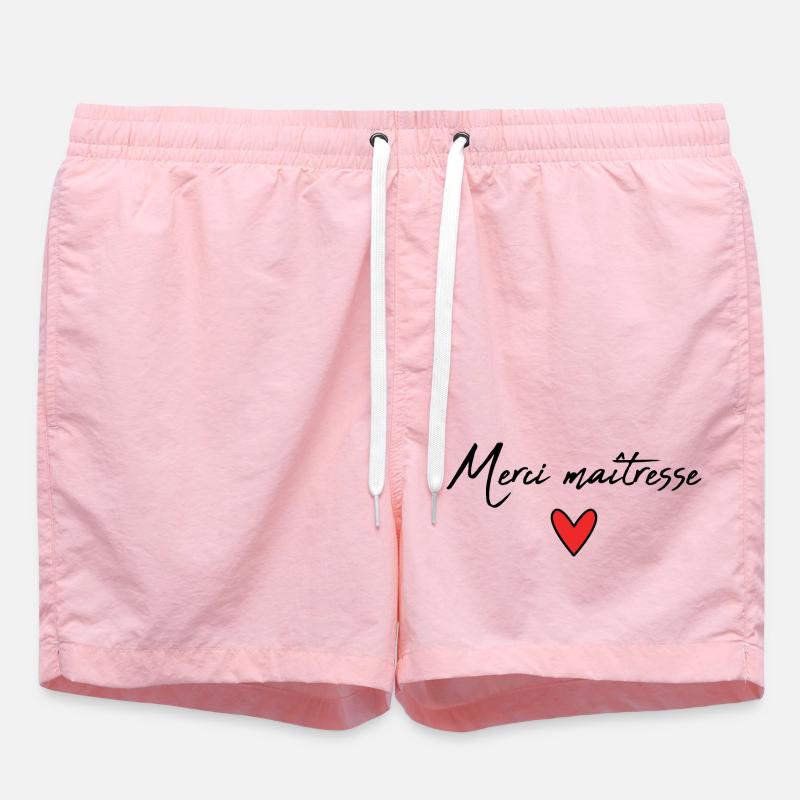 MAÎTRESSE. MERCI. MERCI MAÎTRESSE - Short de bain - rose