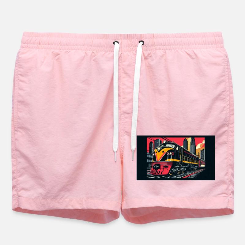 Train 1 4 - Short de bain - rose
