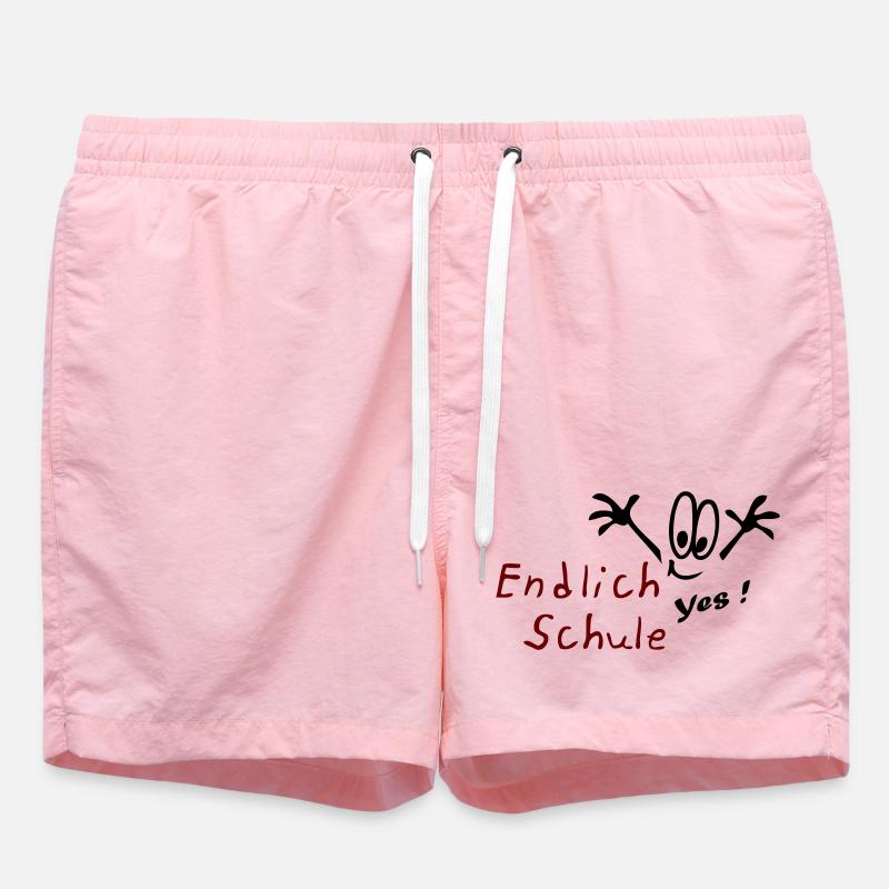 École - Short de bain - rose