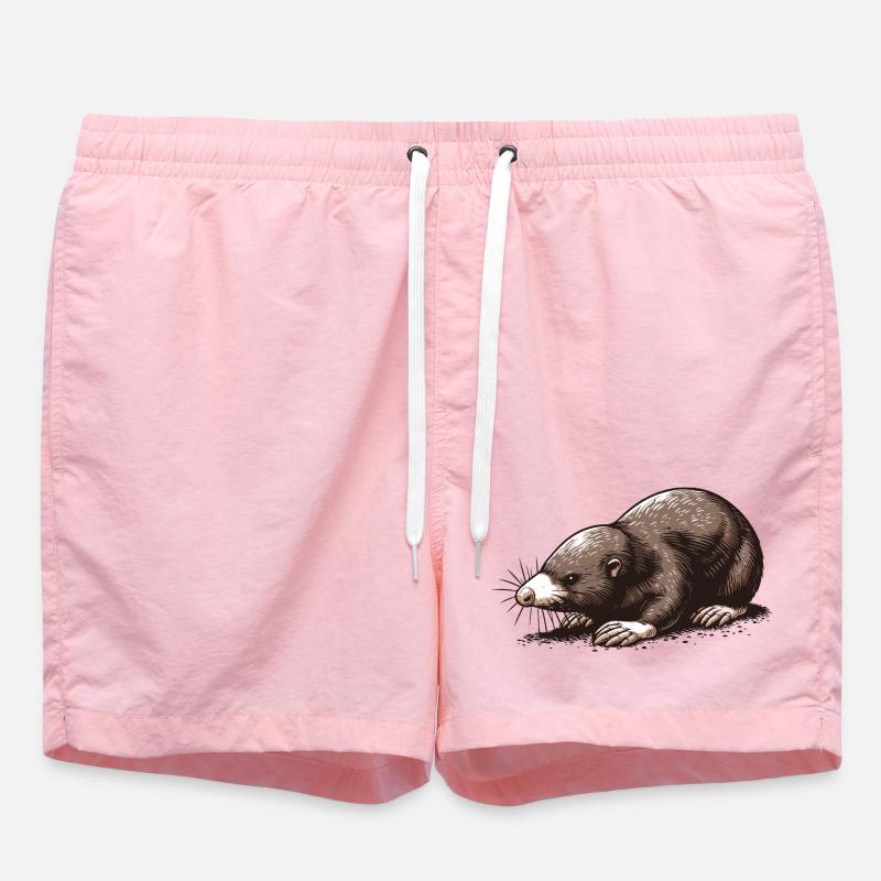 Maulwurf - Badeshorts - Pink