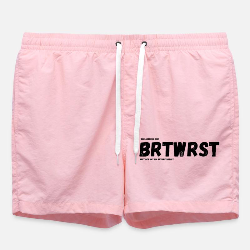 bratwurst-grillmeister-cool-papa drôle d’été - Short de bain - rose