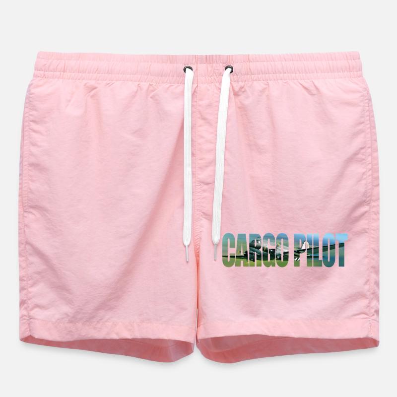 Pilote cargo DC-3 - Short de bain - rose