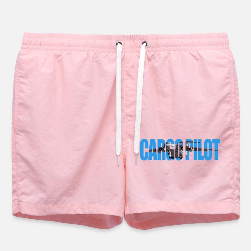 Cargo pilot IL-76 - Badeshorts - Pink