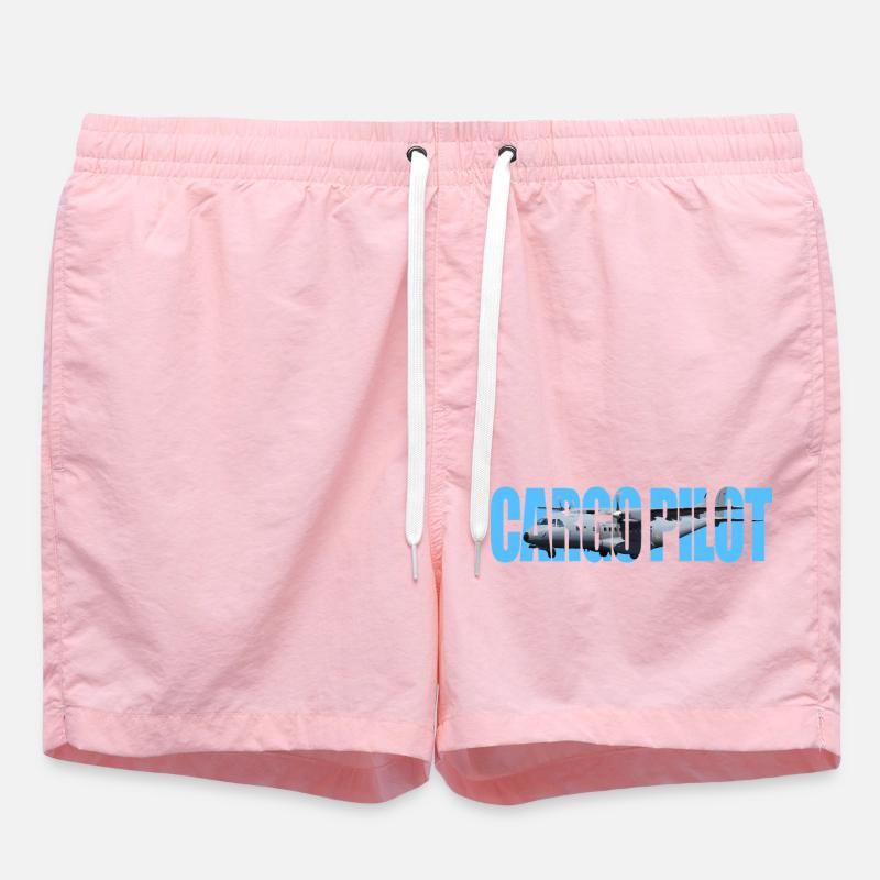 Cargo pilot CN-235 - Swim Trunks - pink