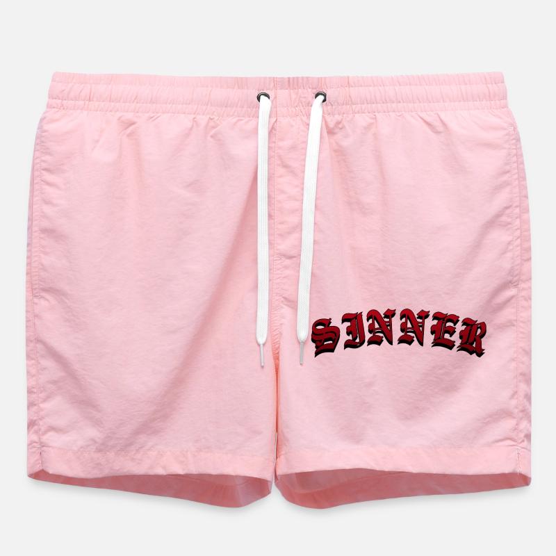 Sinner - Swim Trunks - pink
