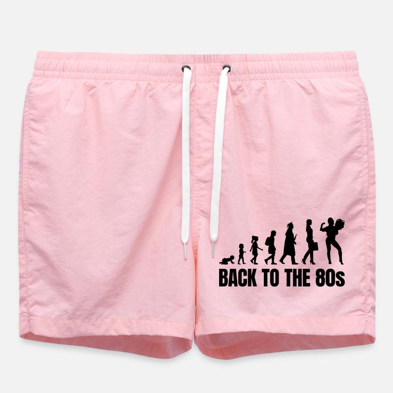 Évolution des années 80 - Short de bain - rose
