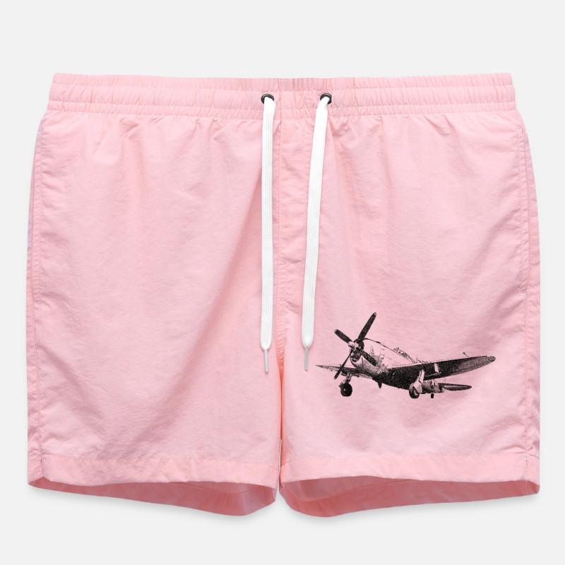 P-47 Thunderbolt - Badeshorts - Pink