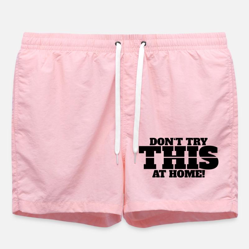 Don’t Try This at Home - Badeshorts - Pink
