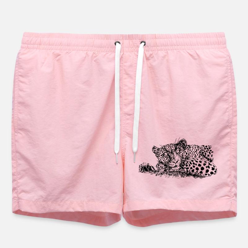 LÉOPARD - Short de bain - rose