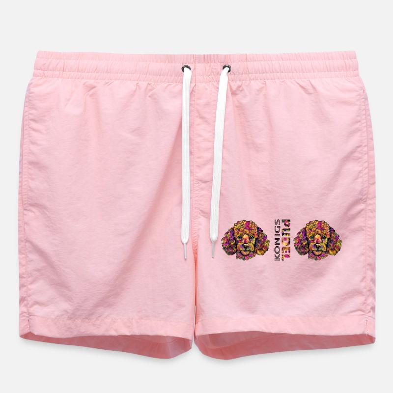 Caniche - Short de bain - rose