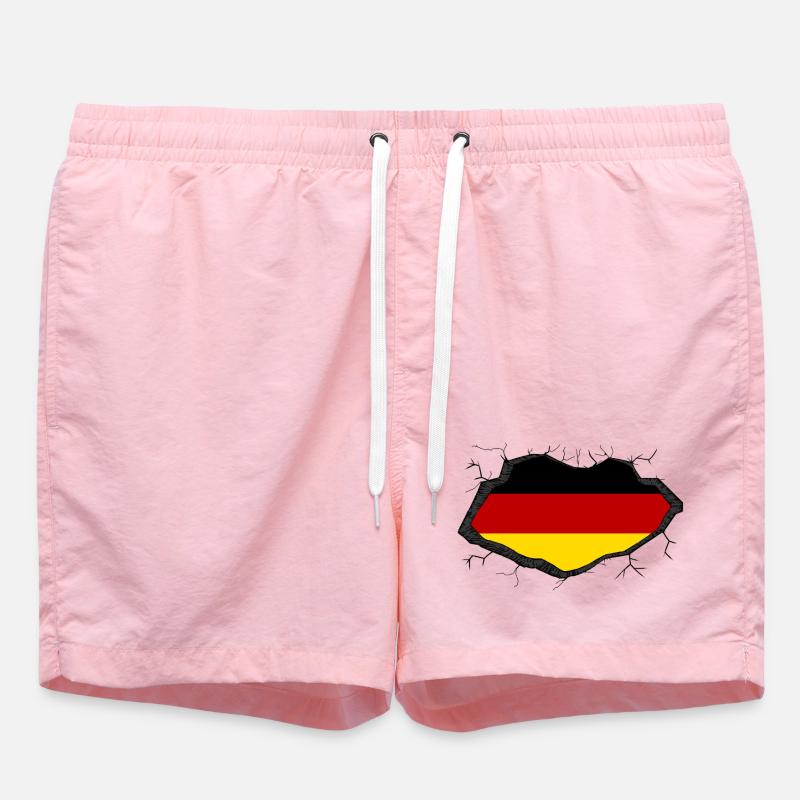 Drapeau de l’Allemagne - Short de bain - rose