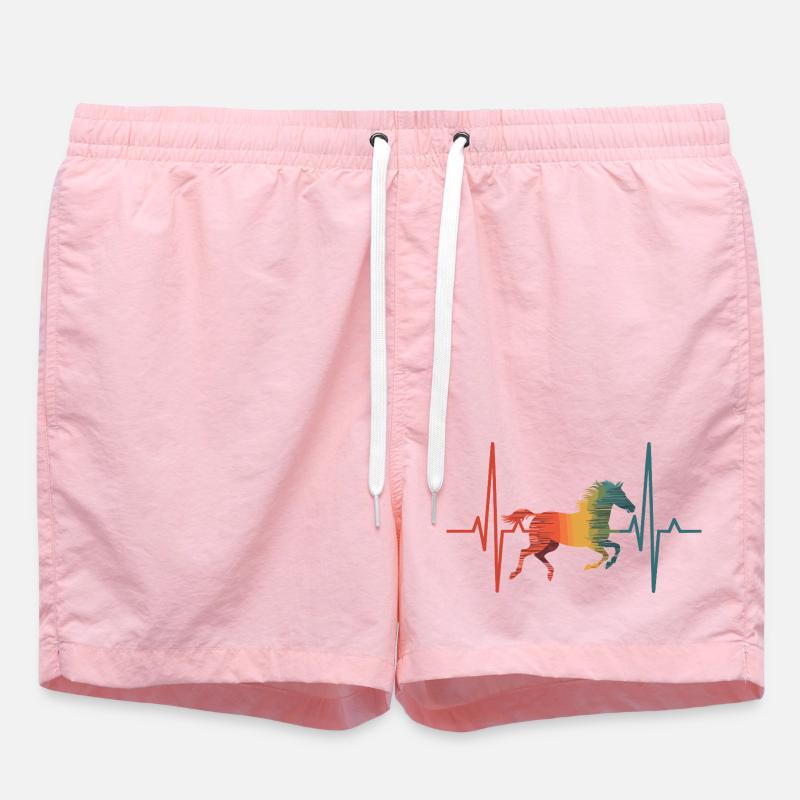 Cheval - Short de bain - rose
