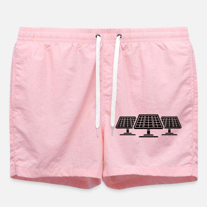 Solar PV system panels - Swim Trunks - pink