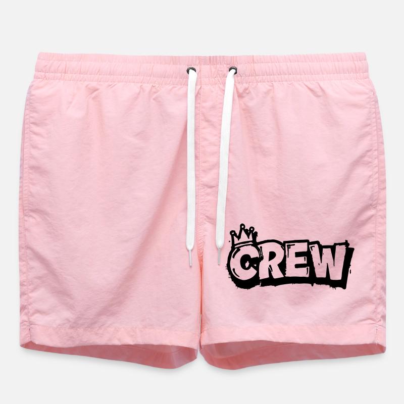 Graffiti de l’équipe - Short de bain - rose