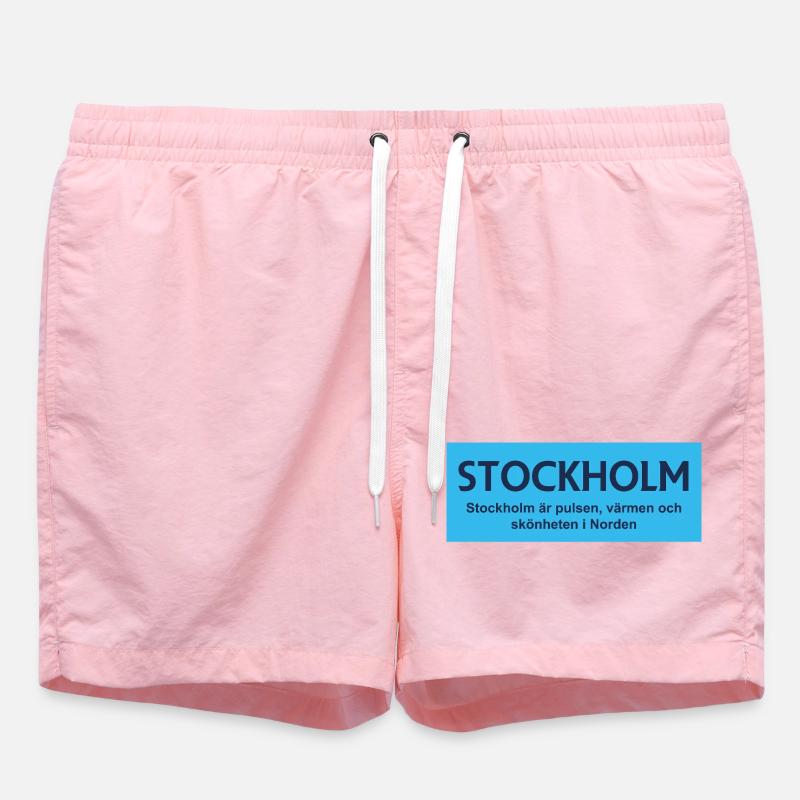 Fierté de Stockholm - Short de bain - rose