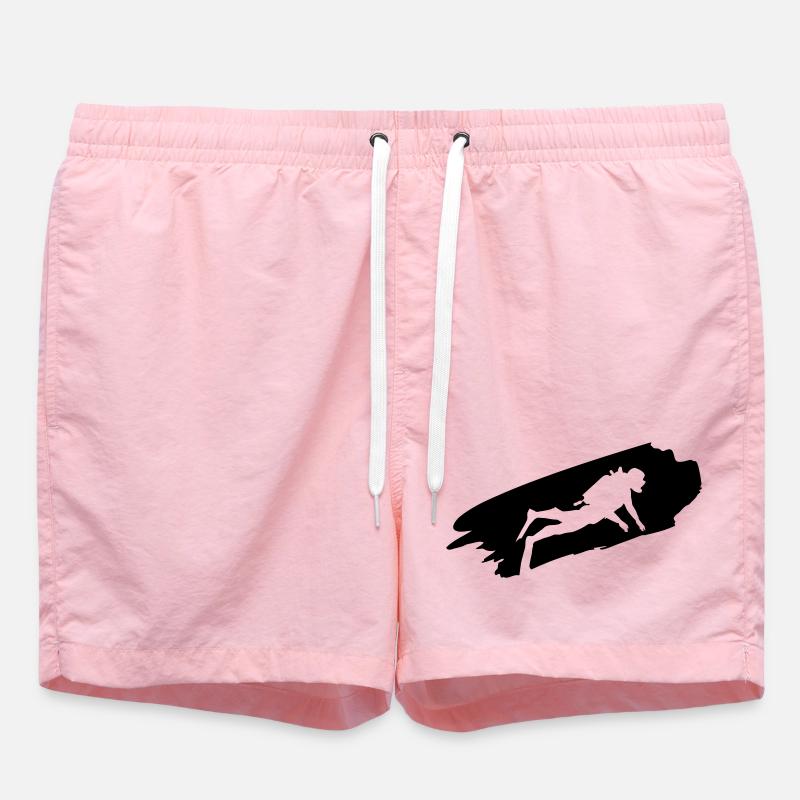 Plongeur - Plongée - Cadeaux de plongée - Short de bain - rose