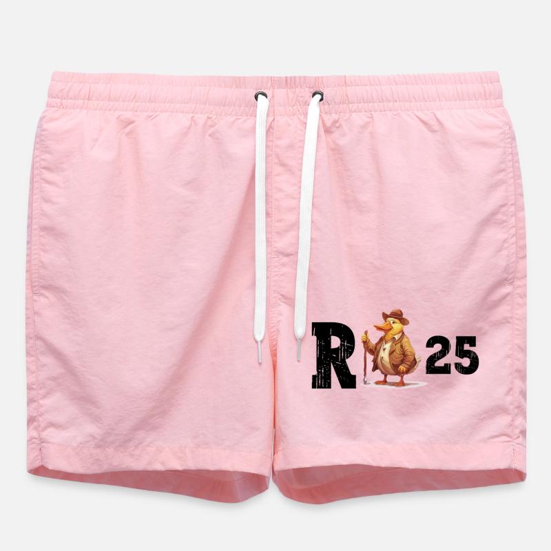 Pension 2025 Canard Retraité Retraité Drôle - Short de bain - rose