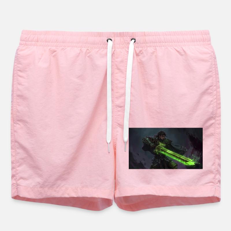 Guerrier au sabre laser vert - Short de bain - rose