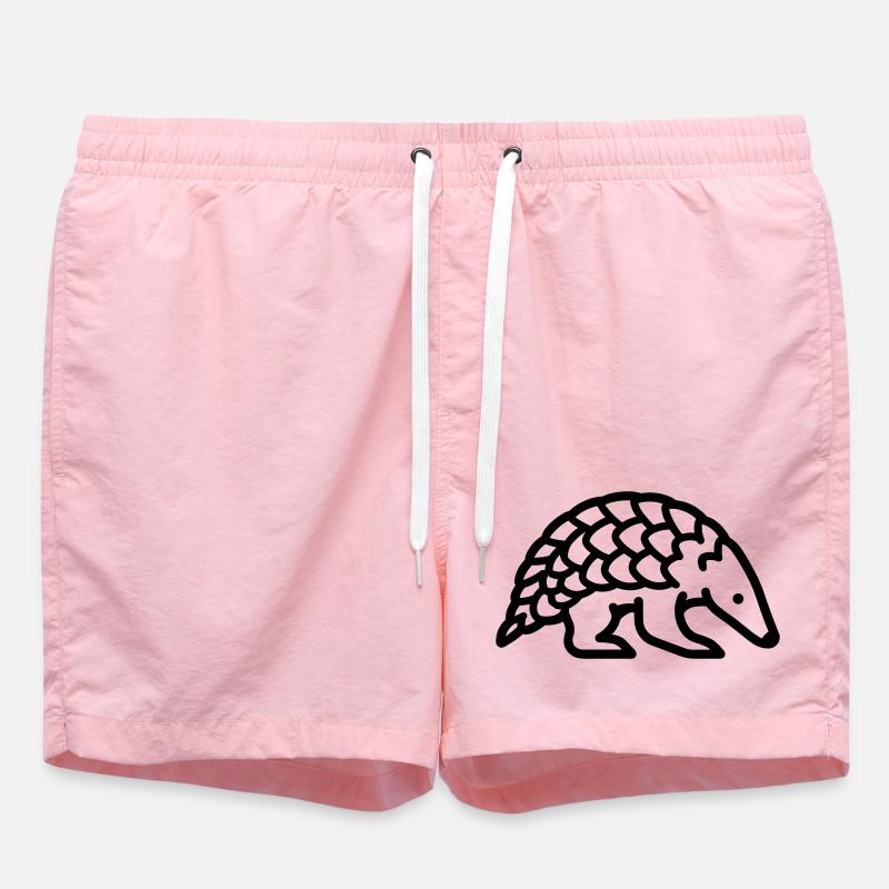 Schuppentier - Badeshorts - Pink